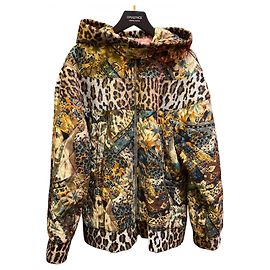Giacca in piuma multicolore in viscosa Kenzo 1990