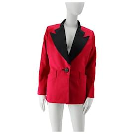 Giacca rossa Saint Laurent