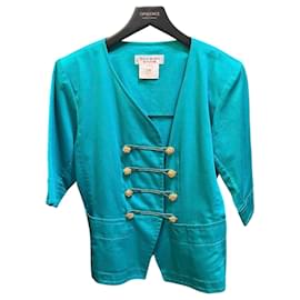Blazer Turquoise Yves Saint Laurent