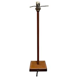 Hermes Lamp in Beige and Brown - Hermès