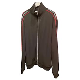 Giacca sportiva nera Alexander McQueen