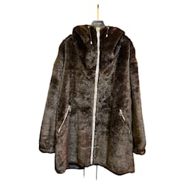 Brown fake fur coat by Jean Charles De Castelbajac - Autre Marque