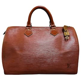 Speedy Louis Vuitton del 1990 in pelle Epi marrone