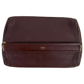 Hermès Equi Havana Clutch Brown Leather