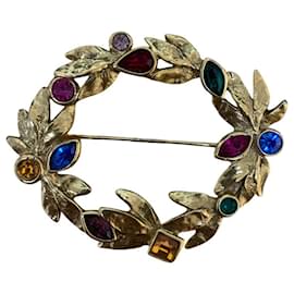 Broche Couronne de Laurier Yves Saint Laurent