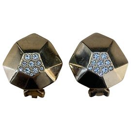 Orecchini a clip Christian Dior con pietre