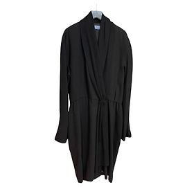 Abito Cappotto Nero Vintage THIERRY MUGLER Paris