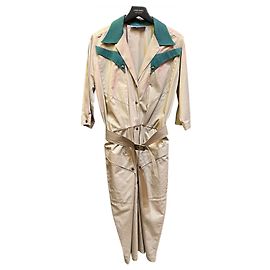 Combinaison Beige et Verte Thierry Mugler