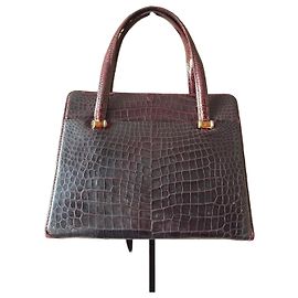Borsa Gucci in pelle rosso scuro