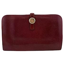 Cartera larga bi-fold con solapa Dogon GM de Hermès
