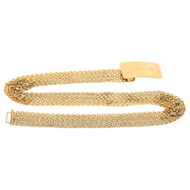 Chanel Gold Plated Multi Chain Logo Gürtel