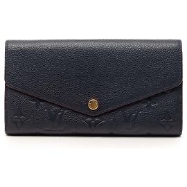 Cartera Sarah Monograma Empreinte Azul Louis Vuitton