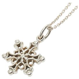 Tiffany & Co. Schneeflocken Anhänger Halskette