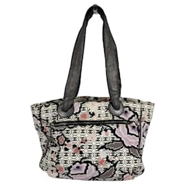 Bolso de hombro Chanel vintage logo CC multicolor