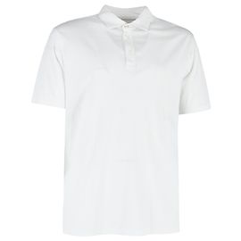 Polo à manches courtes Brunello Cucinelli en coton blanc