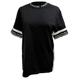Camiseta Balmain en algodón negro