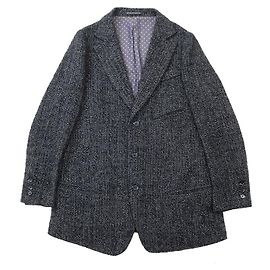 Autre Marque Giacca su misura in misto lana tweed Yohji Yamamoto +NOIR