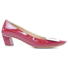 Décolleté in pelle verniciata Belle Vivier di Roger Vivier