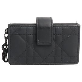 Dior Black Jasmine card holder