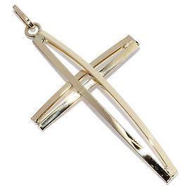 Autre Marque Pendente a Croce in Au750