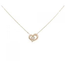 Au750 Heart Diamond Necklace - Autre Marque