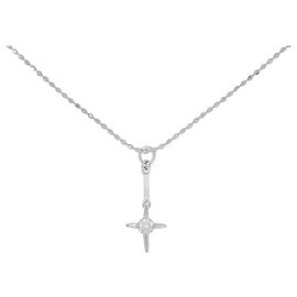 Autre Marque Collana in diamante in oro bianco Au750