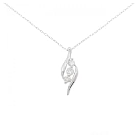 Autre Marque Collana in diamante in oro bianco Au750