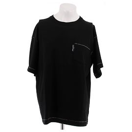Camiseta negra de algodón Comme Des Garcons L