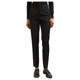 Pantaloni in lana su misura blu navy - taglia UK 6 - Jil Sander