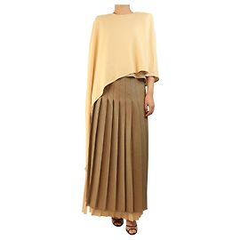Erika Cavallini Cremefarbige asymmetrische Bluse - Größe L