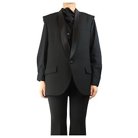 Autre Marque Gilet in misto lana nero - taglia M