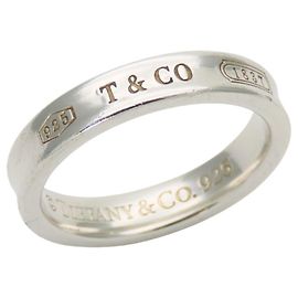 Tiffany & Co. 1837 schmaler Bandring aus Sterlingsilber 925