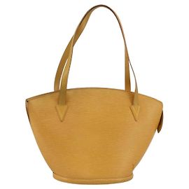 LOUIS VUITTON Borsa a Spalla Epi Saint Jacques Gialla M52269 LV Auth BA11886