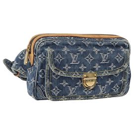 LOUIS VUITTON Borsa a Tracolla Monogram in Denim Blu M95347 LV Auth 174319SAV