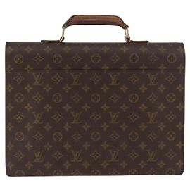 LOUIS VUITTON Briefcase Consulente Monogramma M53331 LV Auth BA11721