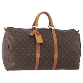 LOUIS VUITTON Borsa Boston Monogram Keepall 55 M41424 LV Auth BA11712