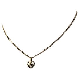 Collana Vintage Courreges Placcata Oro Oro Bianco