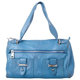Borsa Boston in pelle con doppia fibbia e tasche di Marc Jacobs