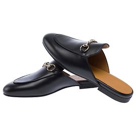 Scarpa GUCCI Princetown in Pelle Nera - 103414