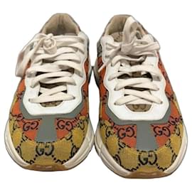 Sneakers Bassi Gucci GG Supreme Multicolori