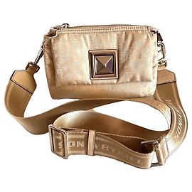 Borsa Sonia Rykiel Boyfriend Beige in Pelle e Tessuto