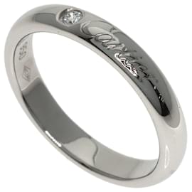Cartier C von Diamant Bandring aus Platin
