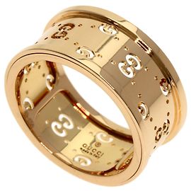 Anillo Gucci Icon Tile #16 en oro rosa de 18K