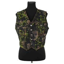 Jean Paul Gaultier Giacca senza maniche multicolore