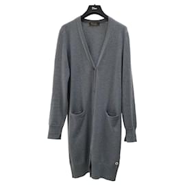 Grau Baby Cashmere Cardigan von Loro Piana Größe 42 gebraucht
