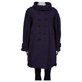 Cappotto viola doppiopetto Burberry IT42 M usato