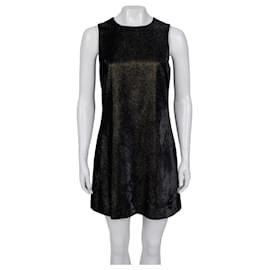 Vintage Versace Versus Black Fitted Dress - Size 44/L Pre-owned - Versus Versace