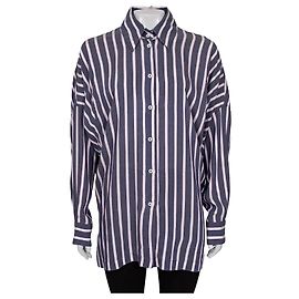Camisa de viscosa de rayas de gran tamaño Vivienne Westwood Talla 42/M Segunda mano