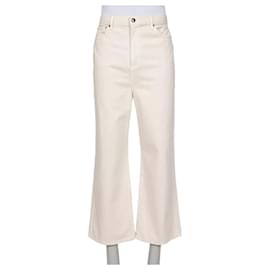 Jeans bianchi Khaite a gamba larga a vita media - Taglia 29 Usato