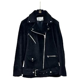 Acne Studios Shearling Leder Bikerjacke - Größe 32 (XXS) Gebraucht